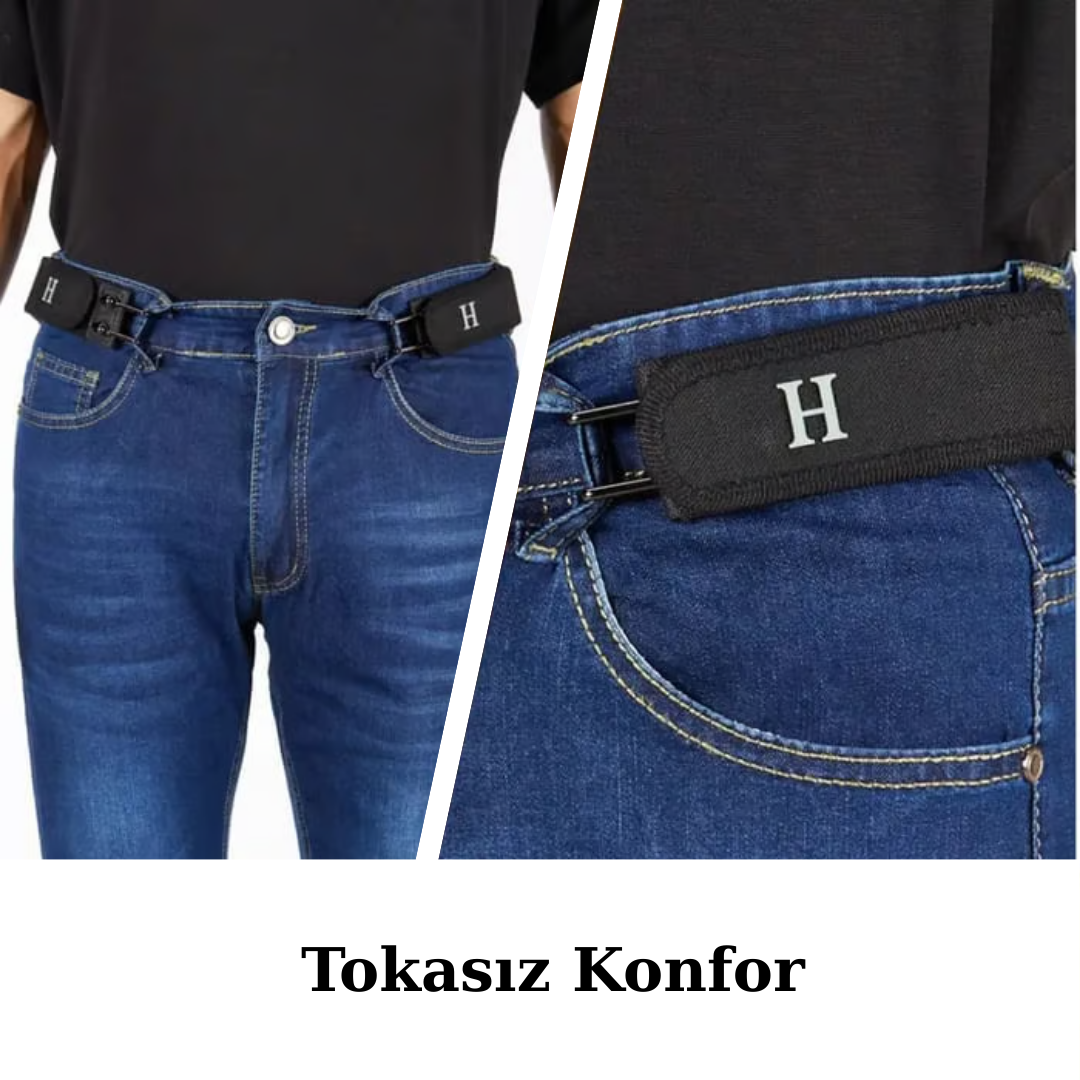 Beltgo® Cırtlı Kanca Sistem Kemer